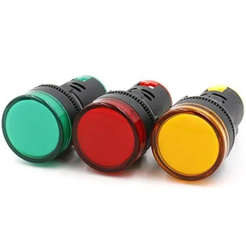 Abs Plastic Pilot Lamp - Abs Material, Insulated Pvc, Stranded Conductors | Industrial Versatility For Equipment Monitoring And Signaling
