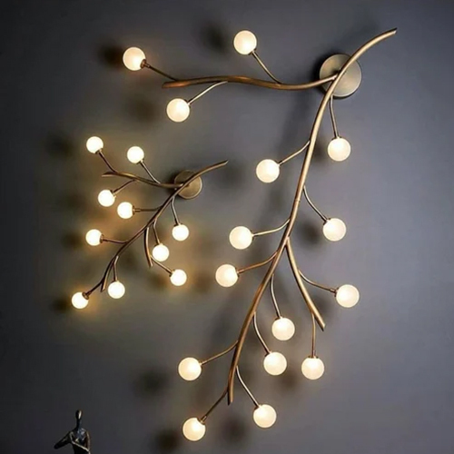 सफेद सजावटी एलईडी वॉल लाइट