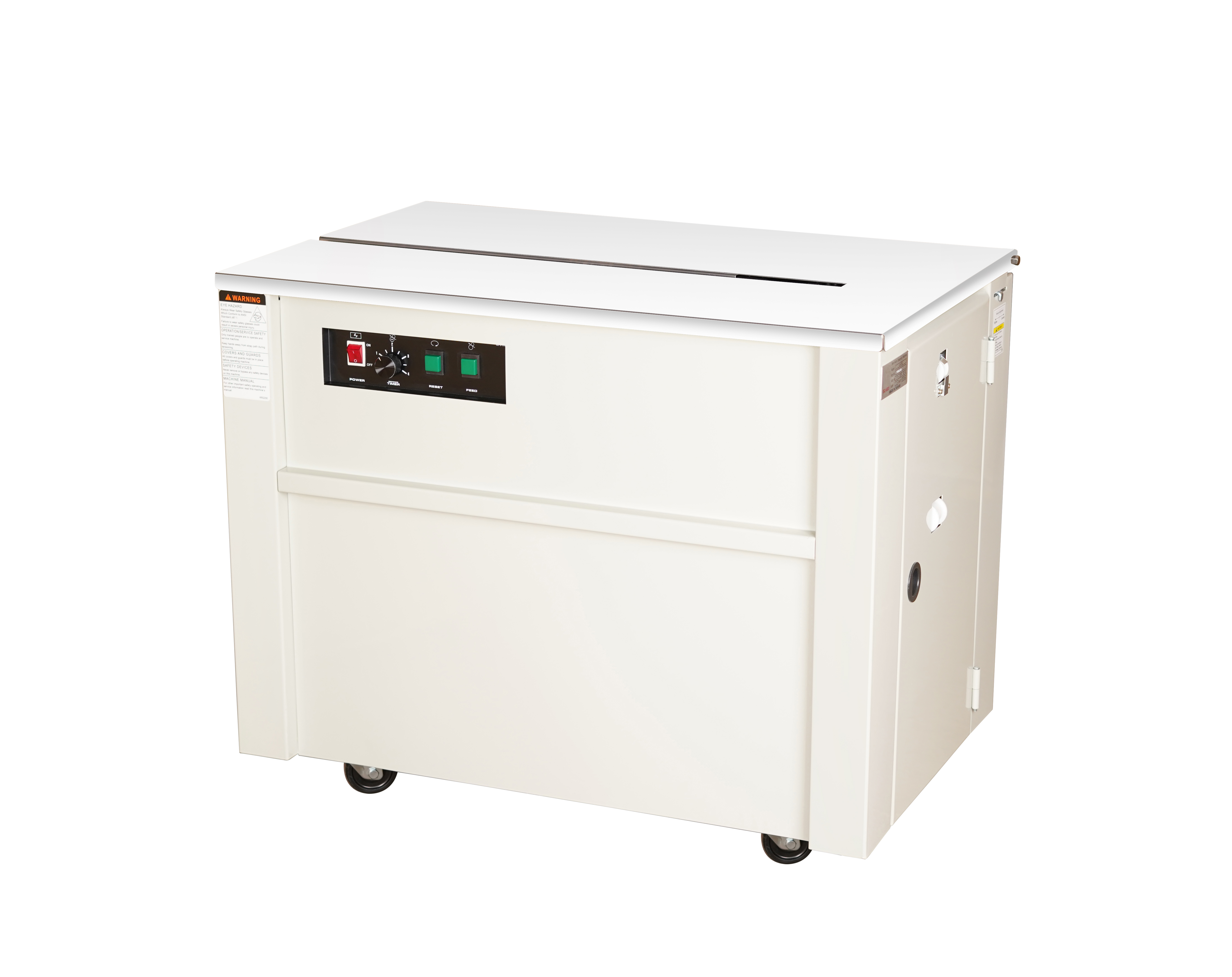 White Low Table Strapping Machine