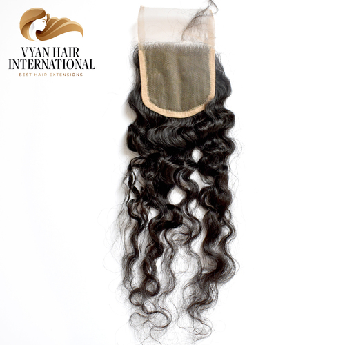 5X5 HD Lace Closure - Remy Indian Human Hair, 10-22 Inch Length | 100% Virgin, Tangle-Free, Dyeable, Suitable for All Users