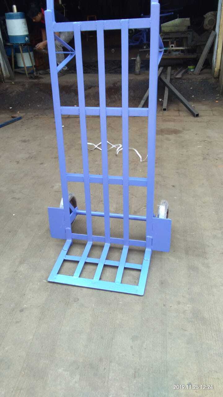 Blue Ms Luggage Trolley