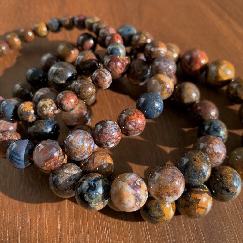Pietersite Bracelet - Shape: Round