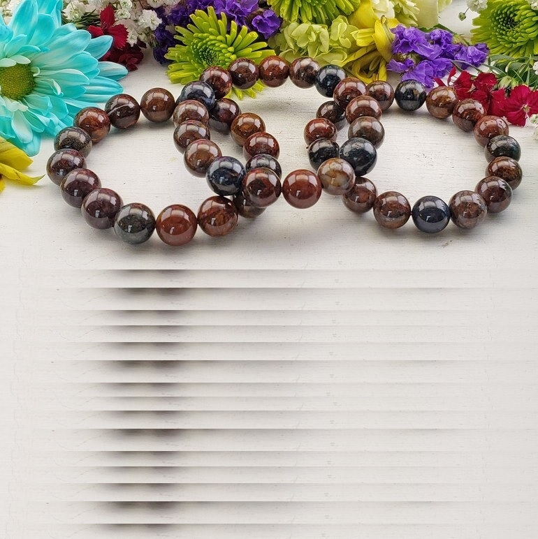 Pietersite Bracelet - Shape: Round