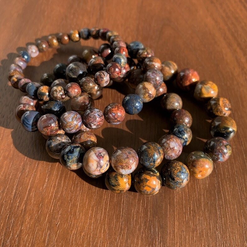 Pietersite Bracelet - Shape: Round