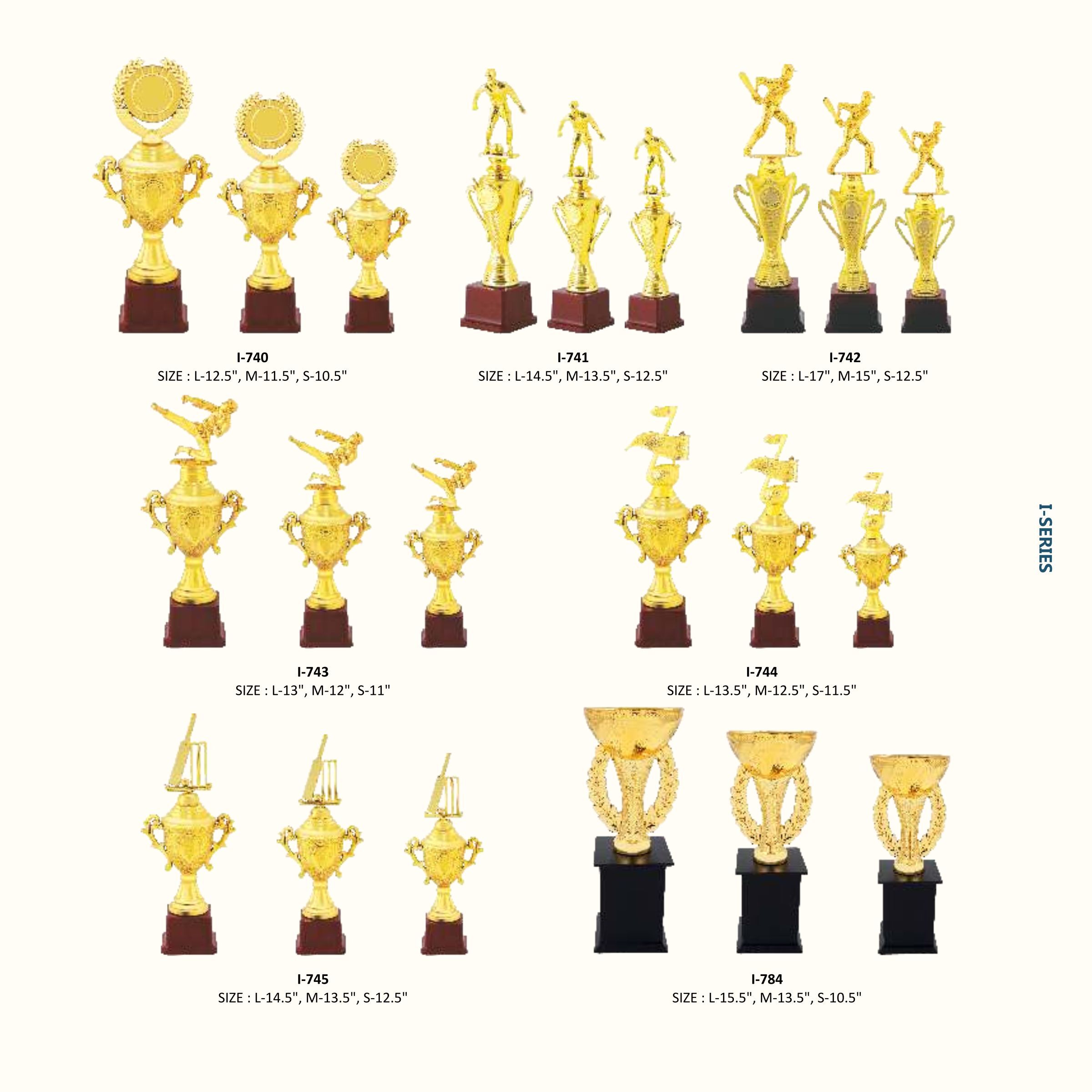 Trophy Cup - Multicolor , Ideal For Office, School, College - Customized Logos And In-house Printing Options Available