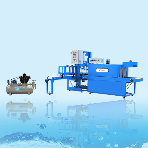 Automatic Shrink Wrapping Machine - Stainless Steel, Semi-automatic, Blue-white | Plc Control, 30-month Warranty, Energy-efficient Design
