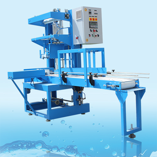 Bulk Shrink Wrapping Machine - Stainless Steel, Blue Color, 240 Volt Plc Control | Automatic Operation, High-pressure Vacuum Compressor, Robust Roller Conveyor System