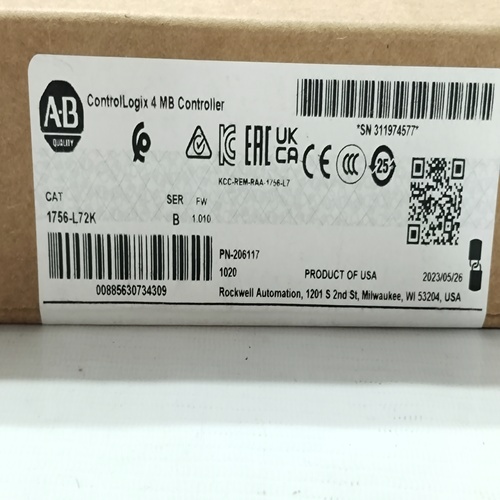Allen Braldey 1756-l72k Controller Processor Module