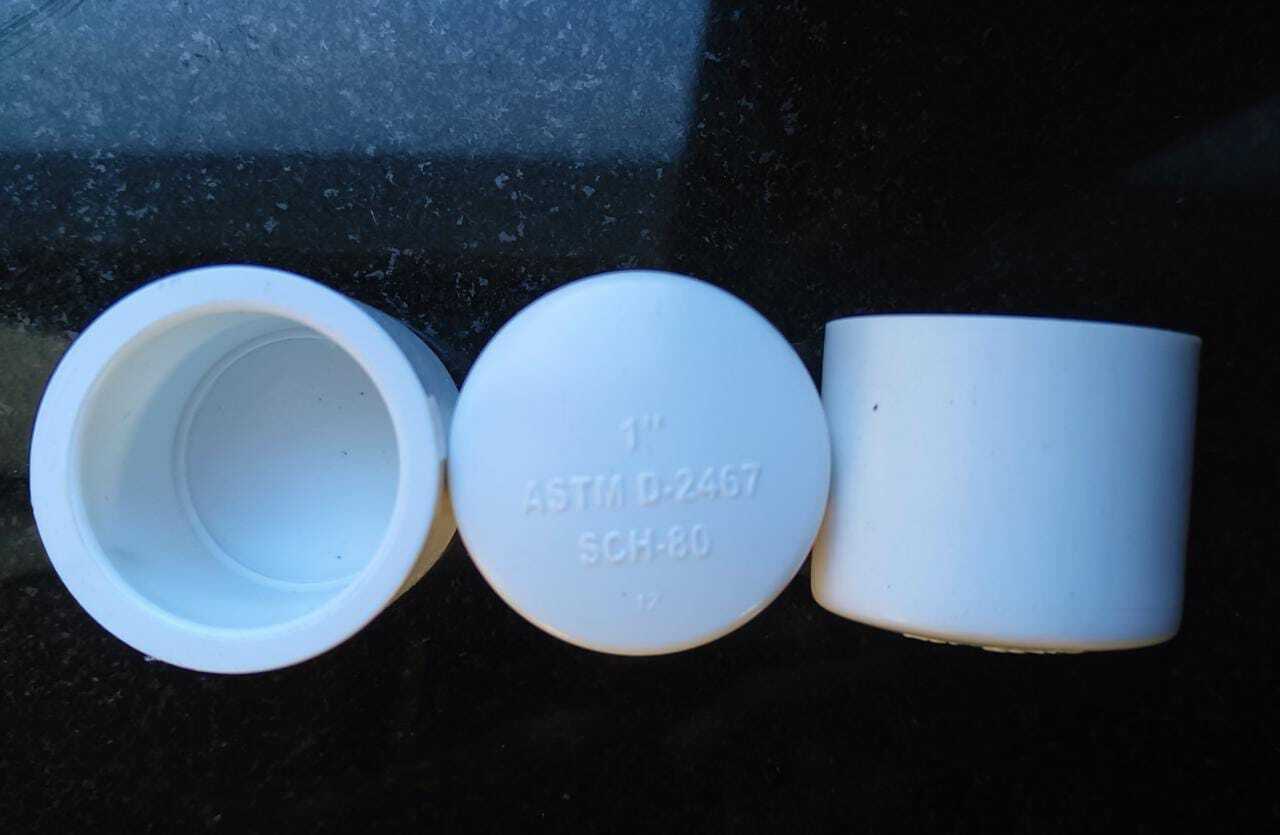 Upvc Pipe Systems - White Round Fittings | Durable Upvc Material, 1-year Warranty, Black Annealed Surface Treatment