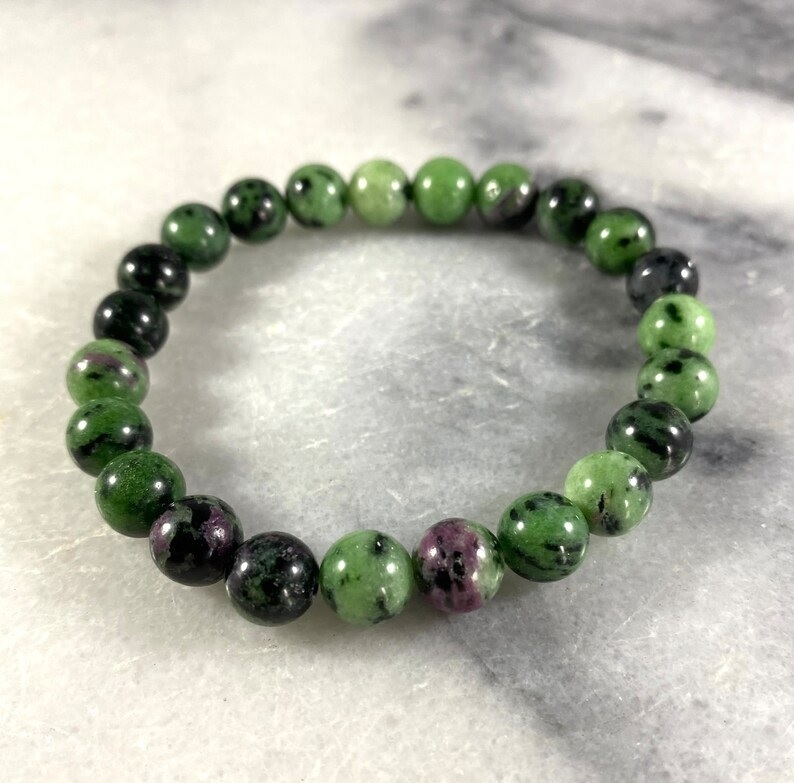 Ruby Zoisite Bracelet