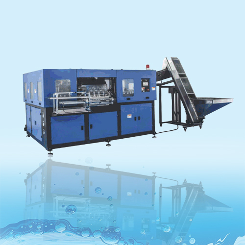 Blue-grey 60 Bpm Pet Stretch Blow Moulding Machine