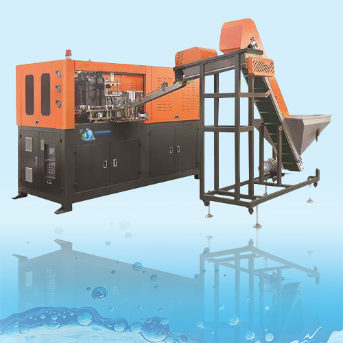 Blue-grey 60 Bpm Pet Stretch Blow Moulding Machine