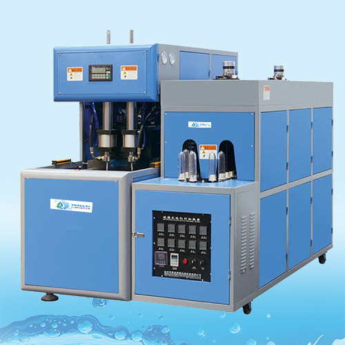Blue-grey Semi Automatic Bottle Blowing Machine