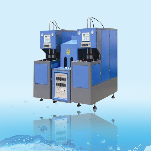 Blue-grey Semi Automatic Bottle Blowing Machine