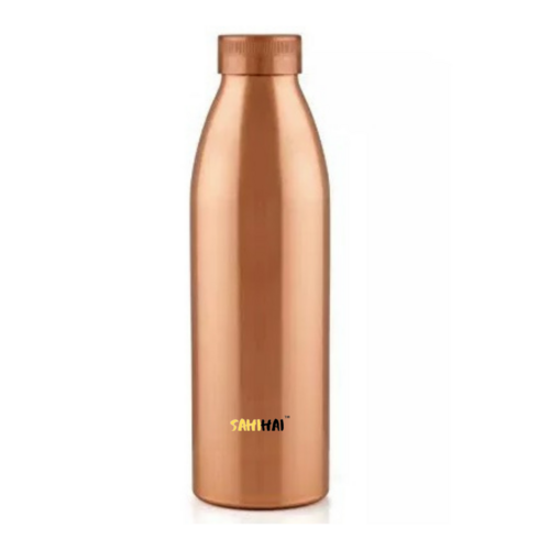 Dr. Copper Bottle - Pure Copper, Handcrafted Design | Ayurvedic Health Benefits, Durable, Refreshing Water Storage Solution