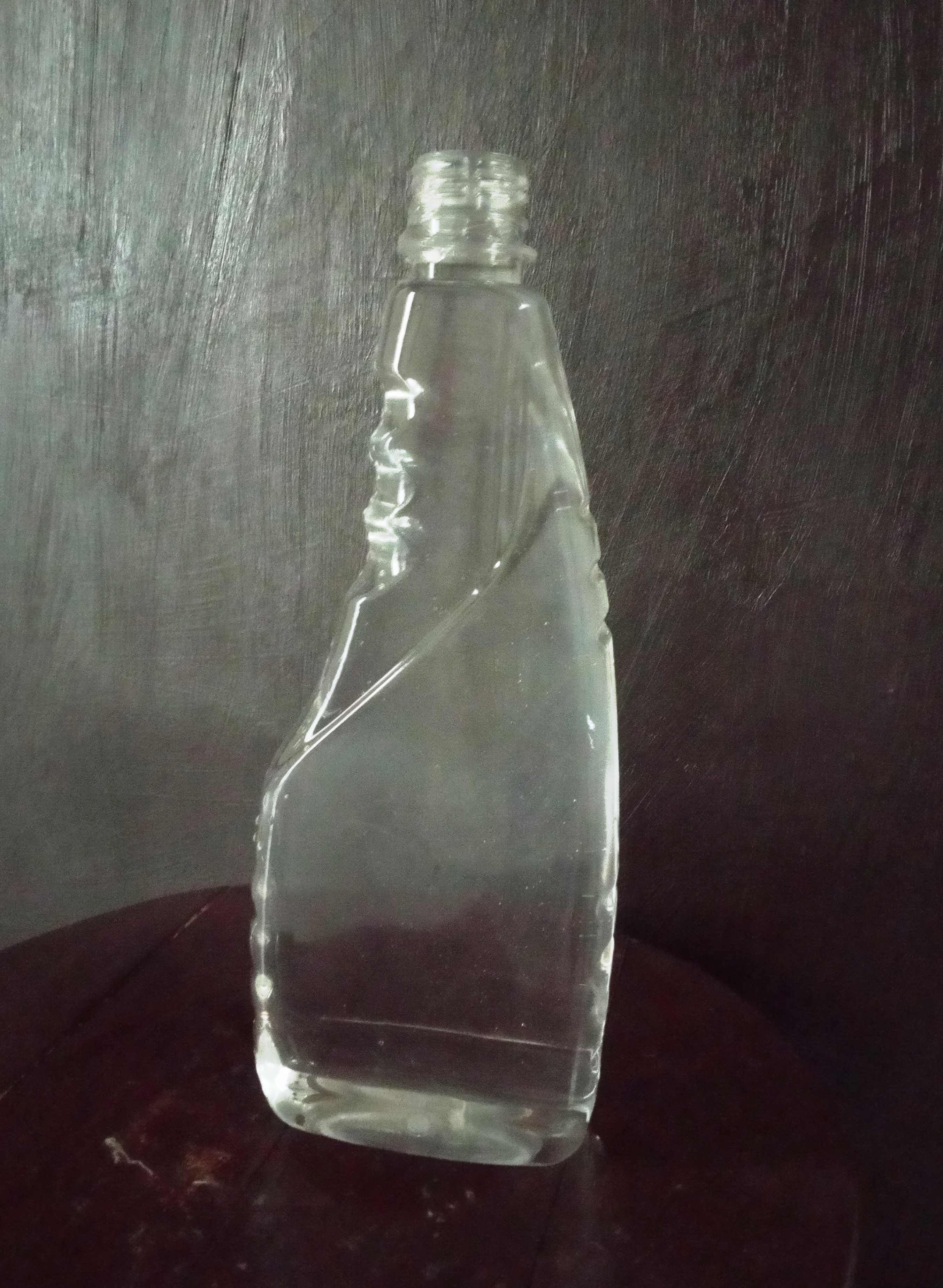 500ml Glass Cleaner Empty Bottle - Pet Plastic, Transparent, 28mm Neck Diameter, 33.5g Weight | Screw Cap Sealing, Colin Type Design