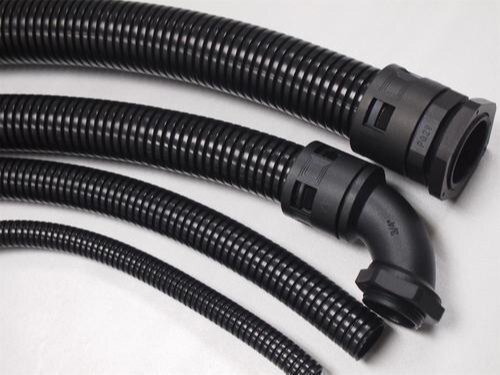 Only Black Nylon Polyamide Corrugated Flexible Conduit