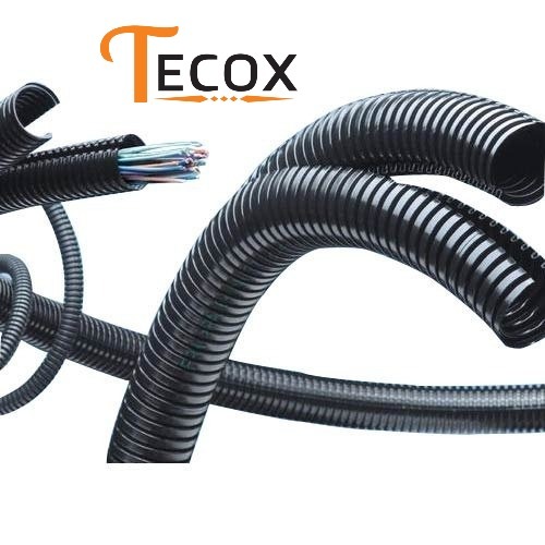 Only Black Nylon Polyamide Corrugated Flexible Conduit