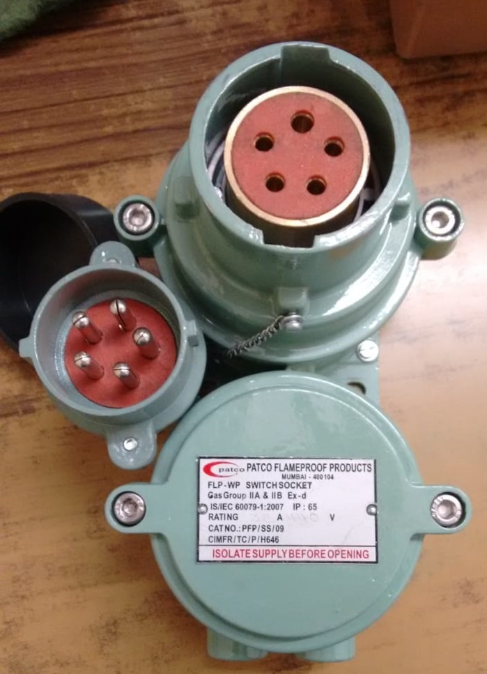 Flameproof Switch Socket With Plug