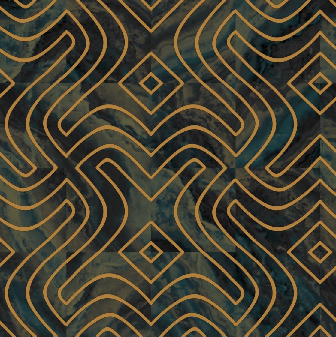 Divan - 57 Sq Ft Luxury Style Paper Wallpaper | Rich Patterns, Moisture-proof, Waterproof, Elegant Design