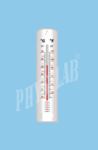 ग्लास प्लास्टिक बॉडी वॉल थर्मामीटर