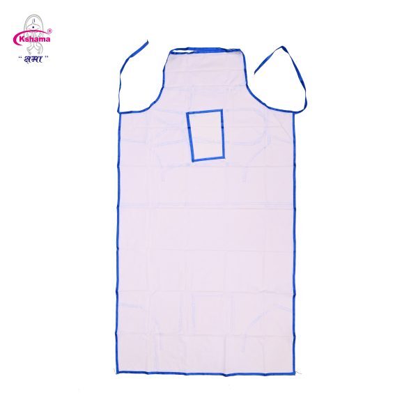 Apron Heavy Duty Reusable Waterproof Pe For Kitchen Dishwashing, Lab Work, Butcher, Dog Grooming, Cleaning Fish, Doctor Use (Pack Of 3 Pcs) - Color: Yellow / Blue