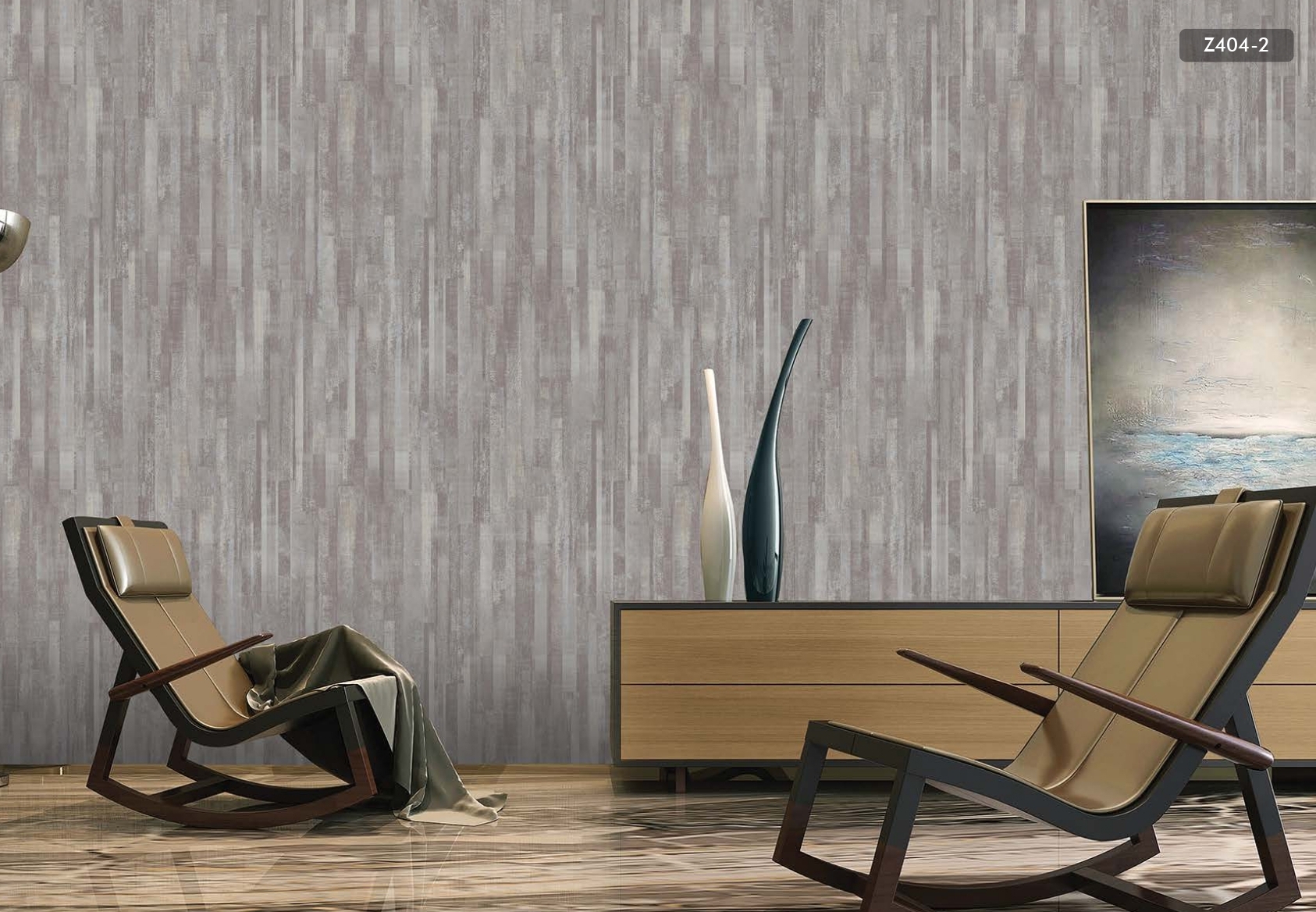 Dynaproduct - Non Woven Wallpaper, 57 Sq Ft Roll Size | Waterproof, Anti-static, Moisture-proof, Modern Distressed Design With Metallic Sheen