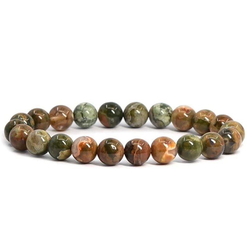 Rhyolite Bracelet - Shape: Round