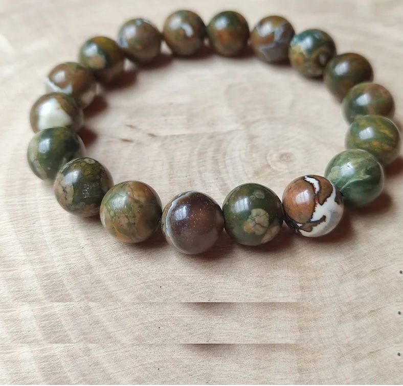 Rhyolite Bracelet - Shape: Round