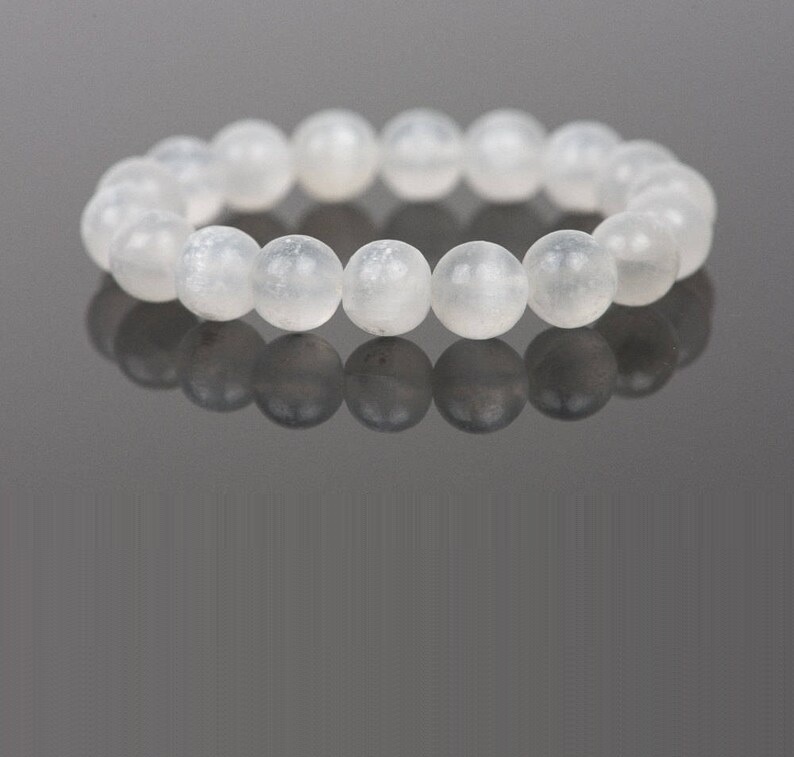 Selenite Bracelet - Shape: Round