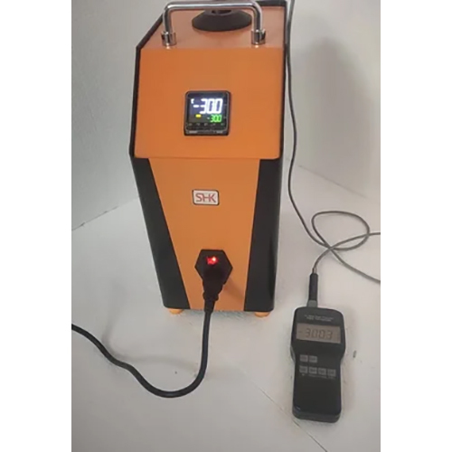 Cold Dry Block Temperature Calibrator - Stainless Steel, 310 X 145 X 290 Mm | Semi Automatic Operation, Air Cooling System
