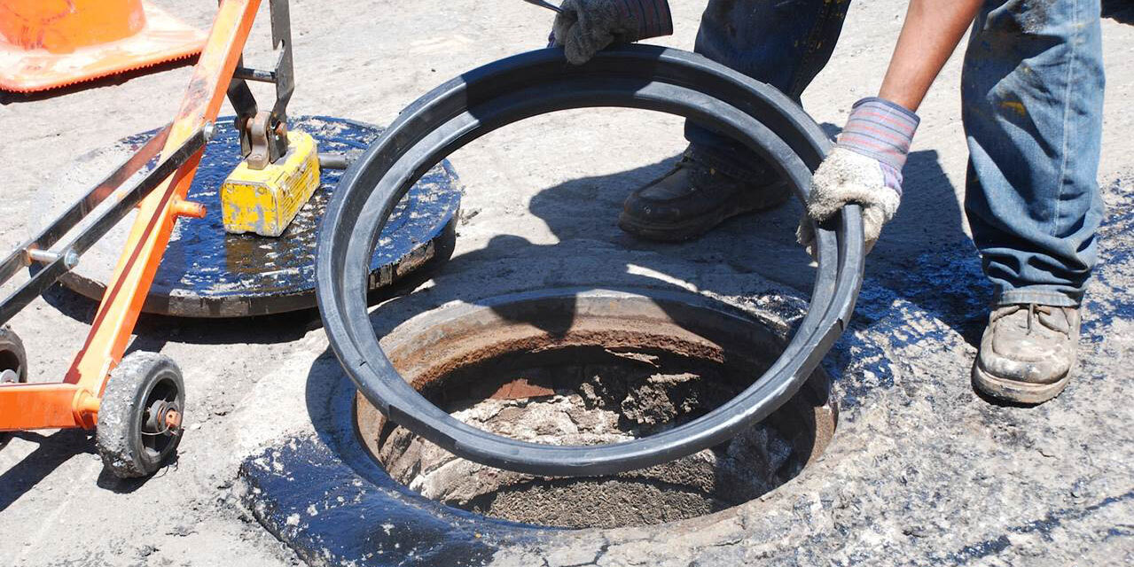 Manhole Risers And Extension Ring - Color: Grey
