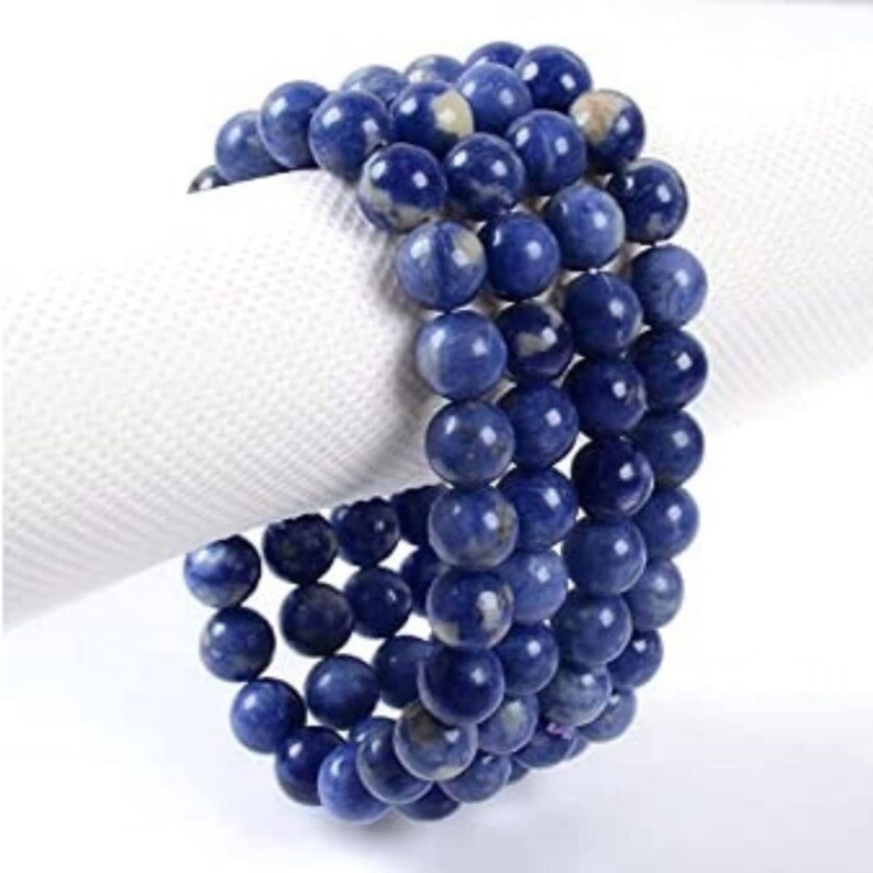 Sodalite Bracelet - Shape: Round