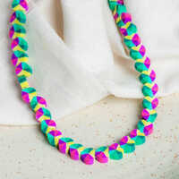 मल्टीकलर 6 एमएम हार्ट पॉलिमर क्ले फ़िमो बीड्स