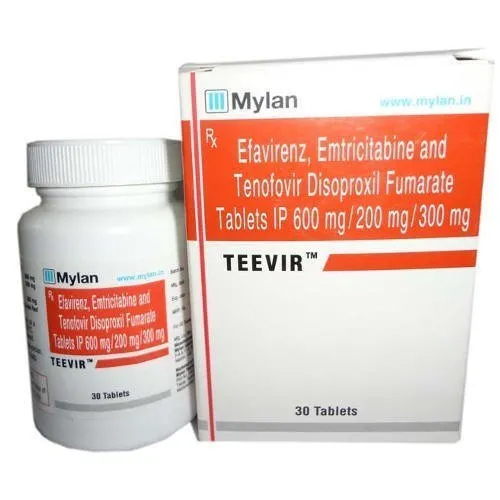 टेनोफ़ोविर डिसोप्रोक्सिल फ्यूमरेट एम्ट्रिसिटाबाइन एफ़ेविरेंज़ हिव