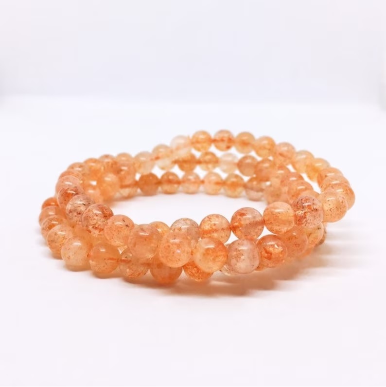 Sunstone Bracelet - Shape: Round