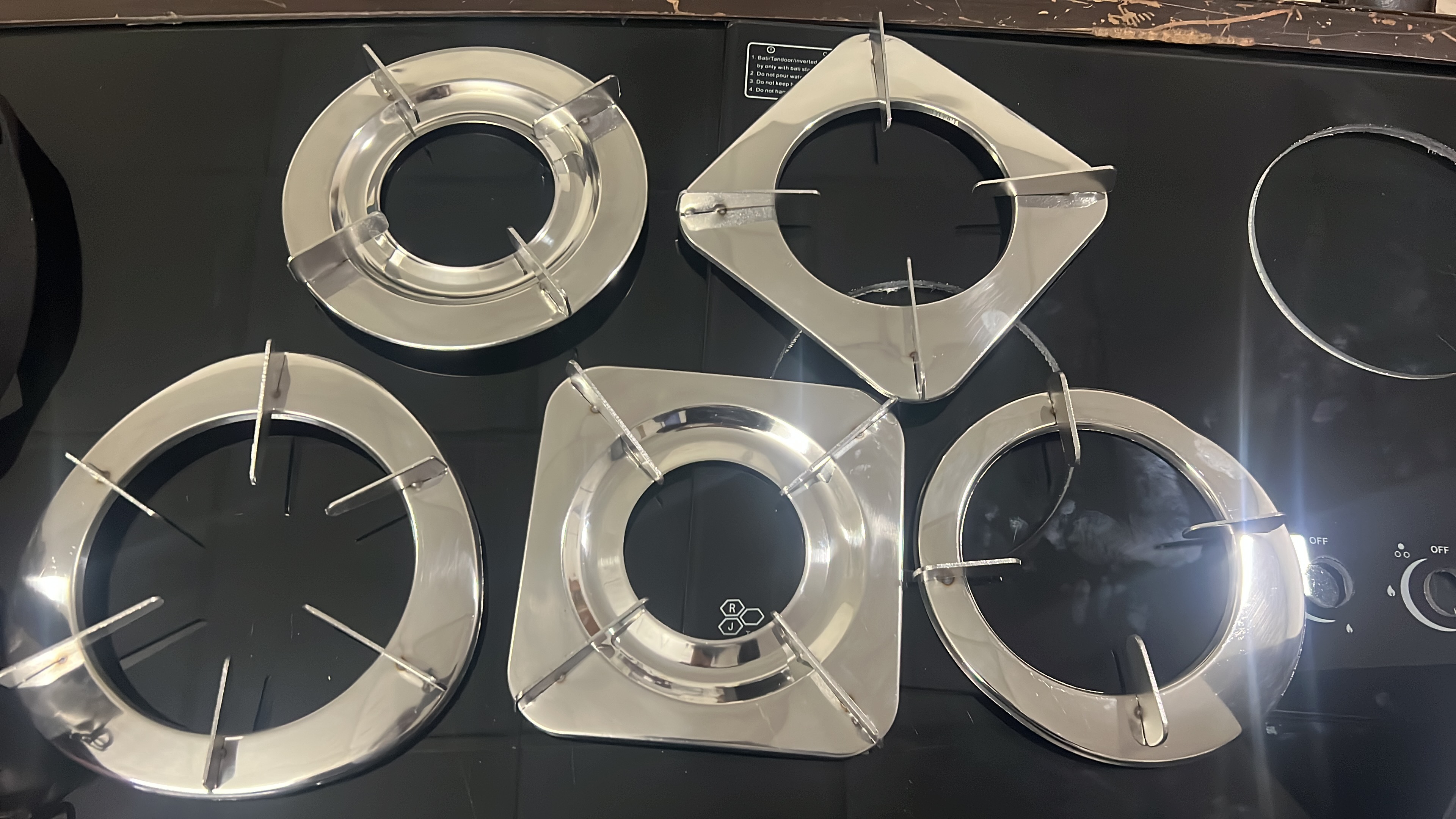Pan Support - Stainless Steel, Round Shape, Manual Ignition, Deck Mounted, 1 Burner | Durable, Rust-resistant, Easy To Clean, Stable Cooking Platform
