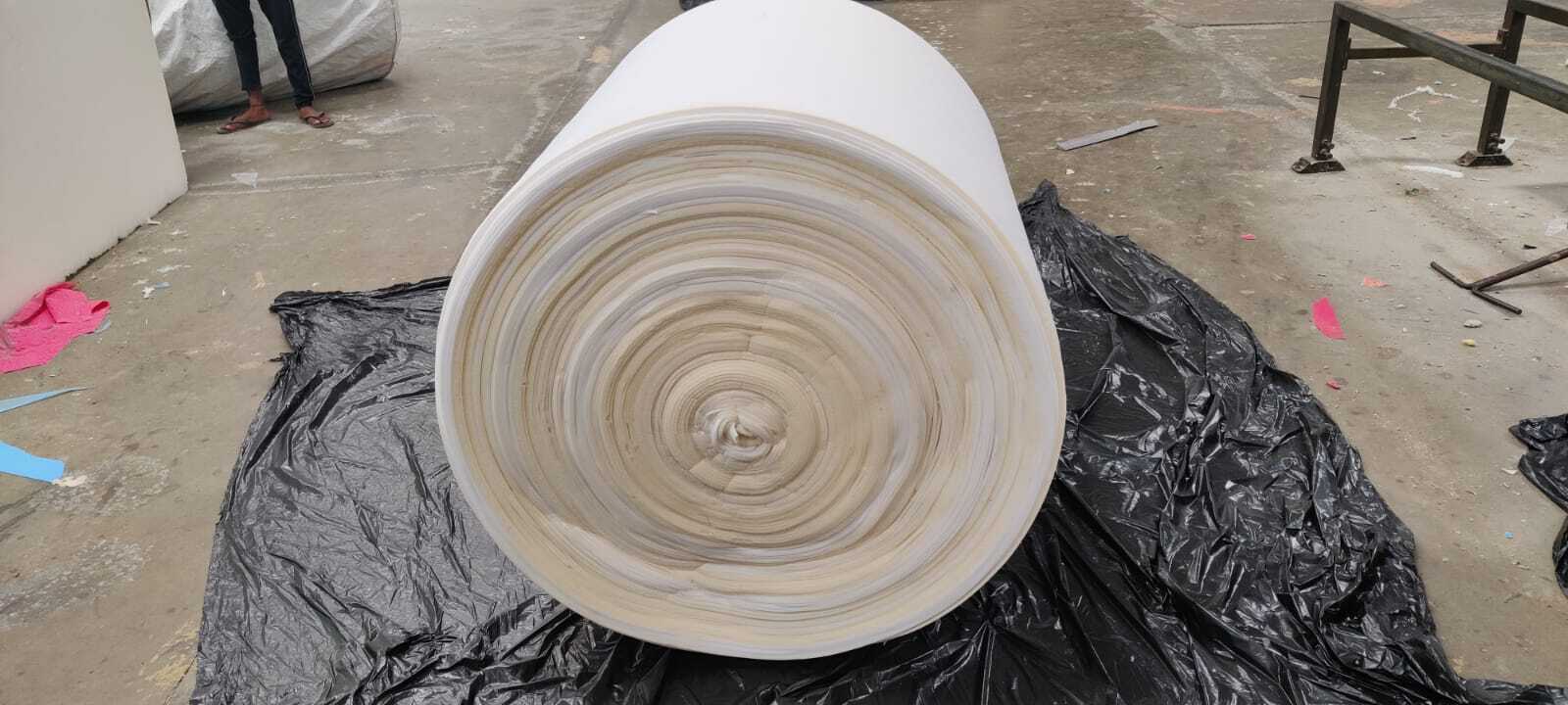 White Peeling Foam Roll