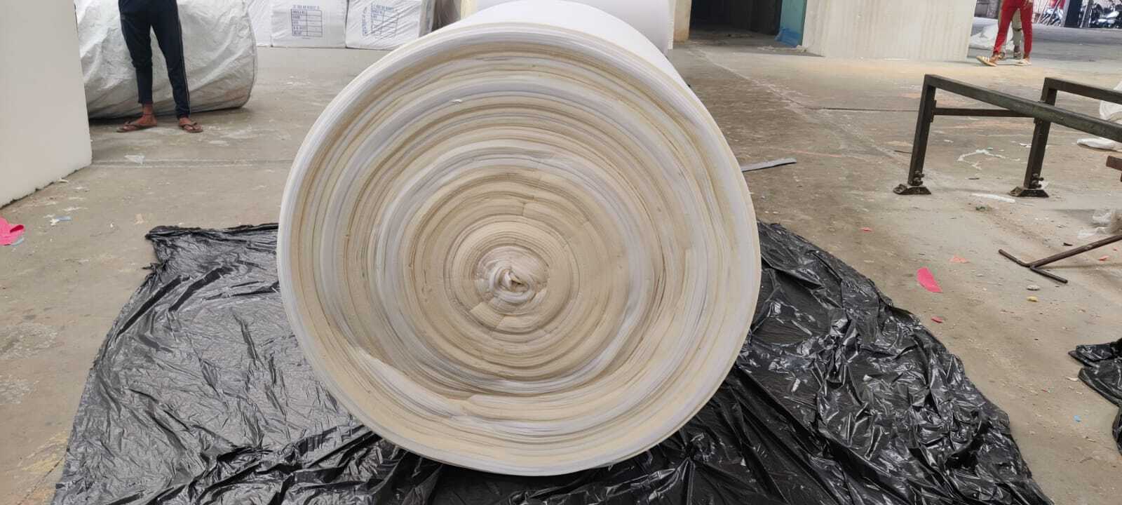 White Peeling Foam Roll