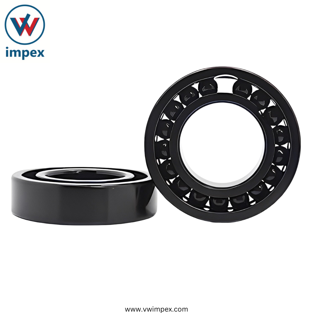 Black Si3n4 Full Ceramic Bearing Of Full Complement