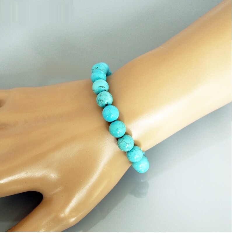 Turquoise Bracelet - Shape: Round