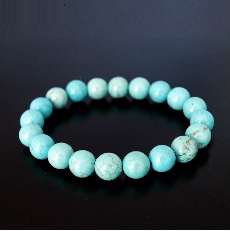 Turquoise Bracelet - Shape: Round