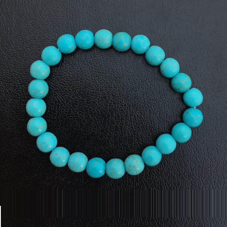 Turquoise Bracelet - Shape: Round