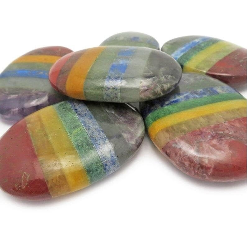 Seven Chakra Palmstone