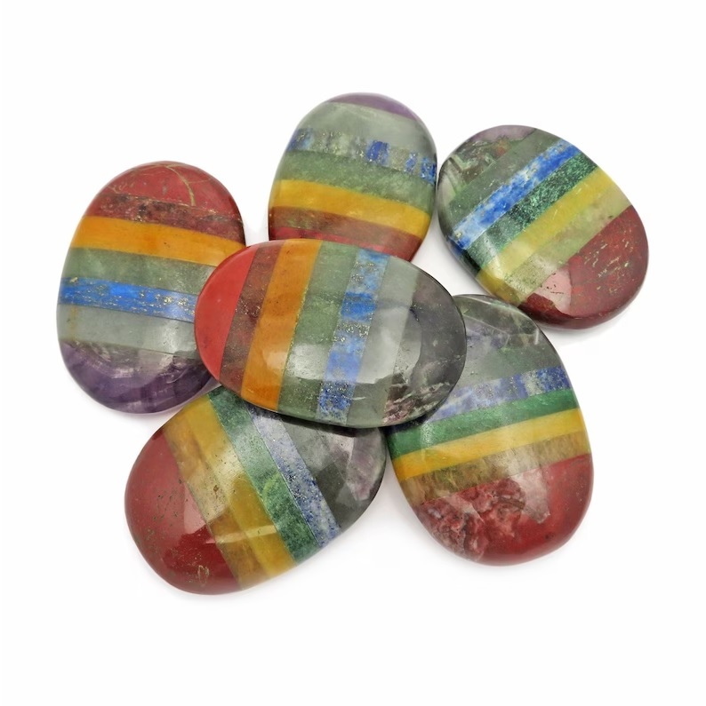 Seven Chakra Palmstone