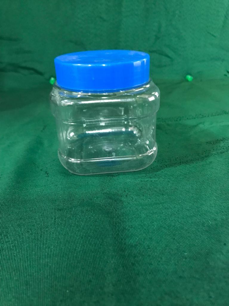 250 Ml Pet Jar With Cap - Plastic Material, Transparent Color | Warranty Included, Ideal For Packaging And Storage Needs