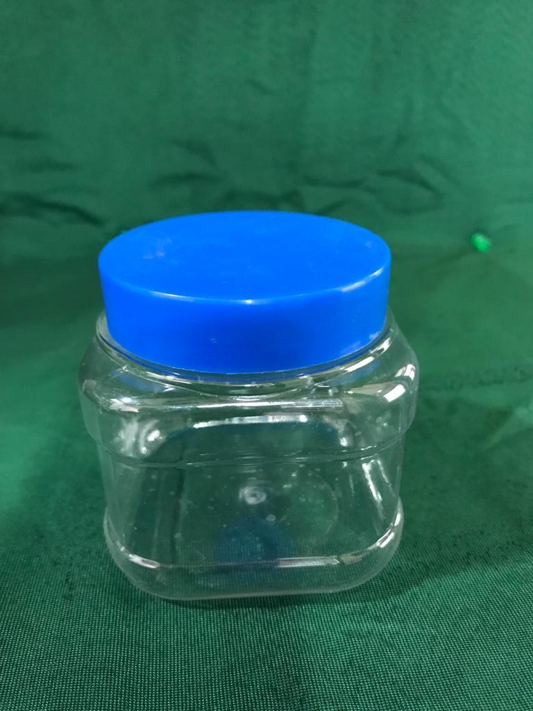 250 Ml Pet Jar With Cap - Plastic Material, Transparent Color | Warranty Included, Ideal For Packaging And Storage Needs