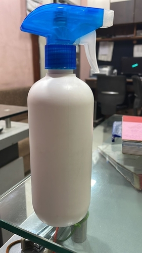 500 Ml Hdpe Bottle With Pump - Plastic Material, 500 Ml Capacity, White Color | Warranty Included, Reliable And Versatile Design