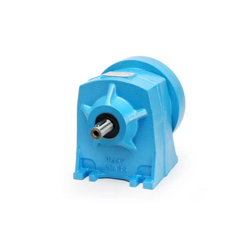 Inline Helical Geared Motor - Iron Material, High Efficiency, 220-440 V Rated Power | Industrial Use, Various Sizes Available
