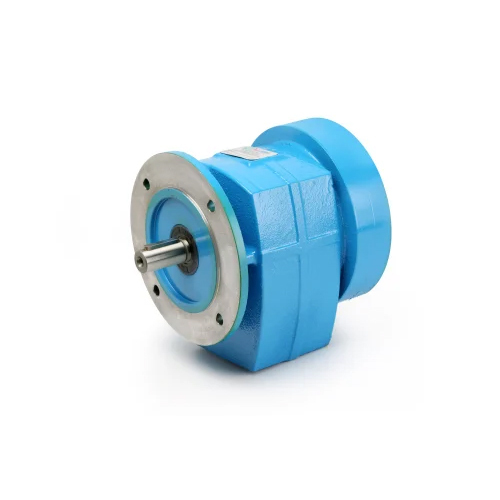Inline Helical Geared Motor - Iron Material, High Efficiency, 220-440 V Rated Power | Industrial Use, Various Sizes Available